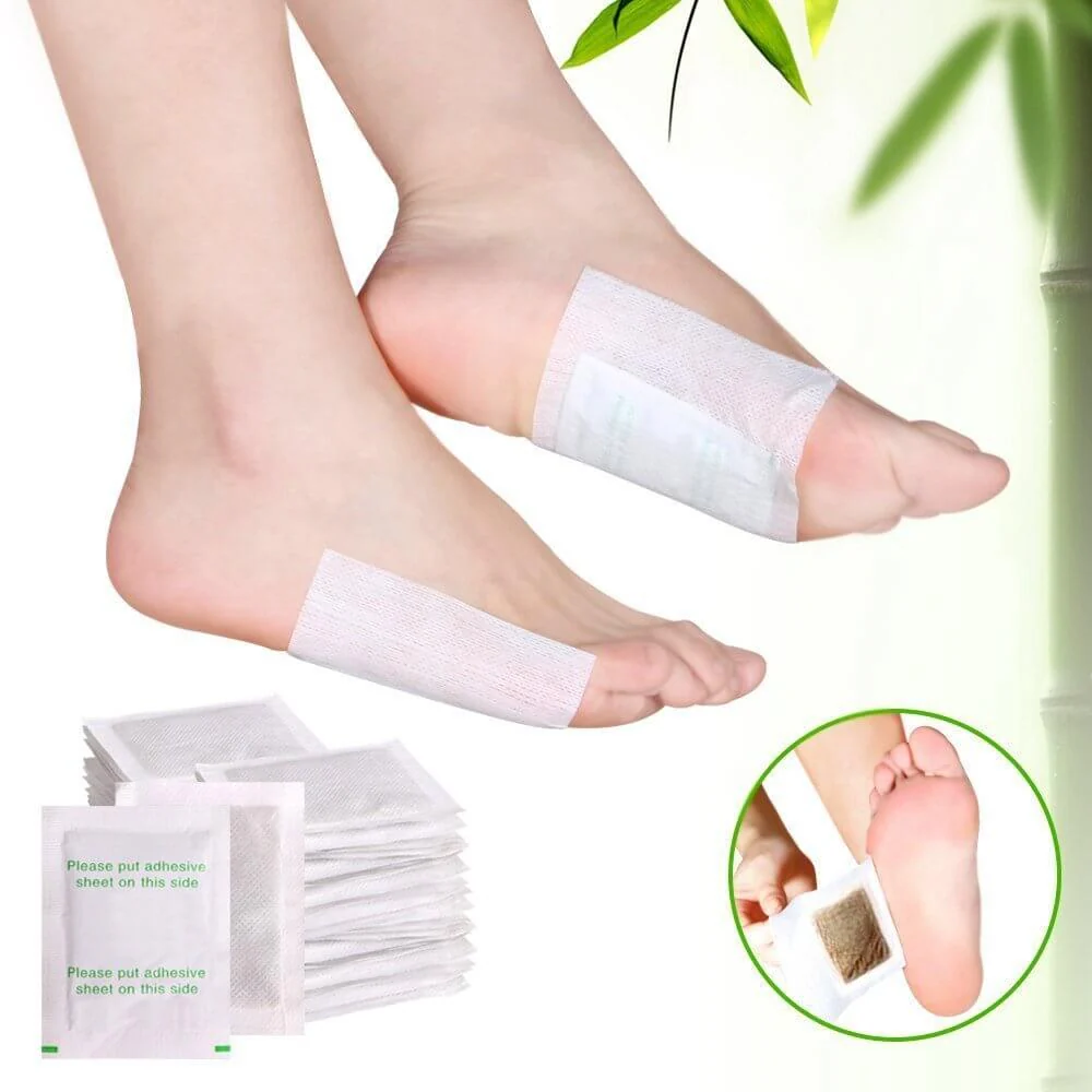 100 Kinoki Detox Foot Pads Patches With Adhesive - Image 4