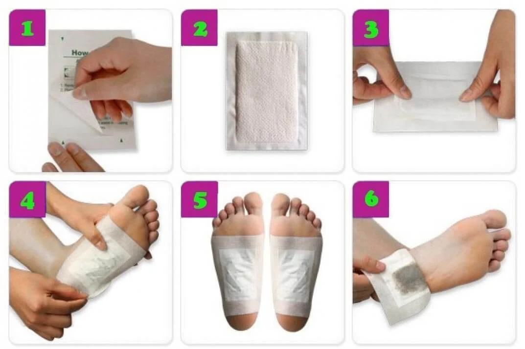 100 Kinoki Detox Foot Pads Patches With Adhesive - Image 5