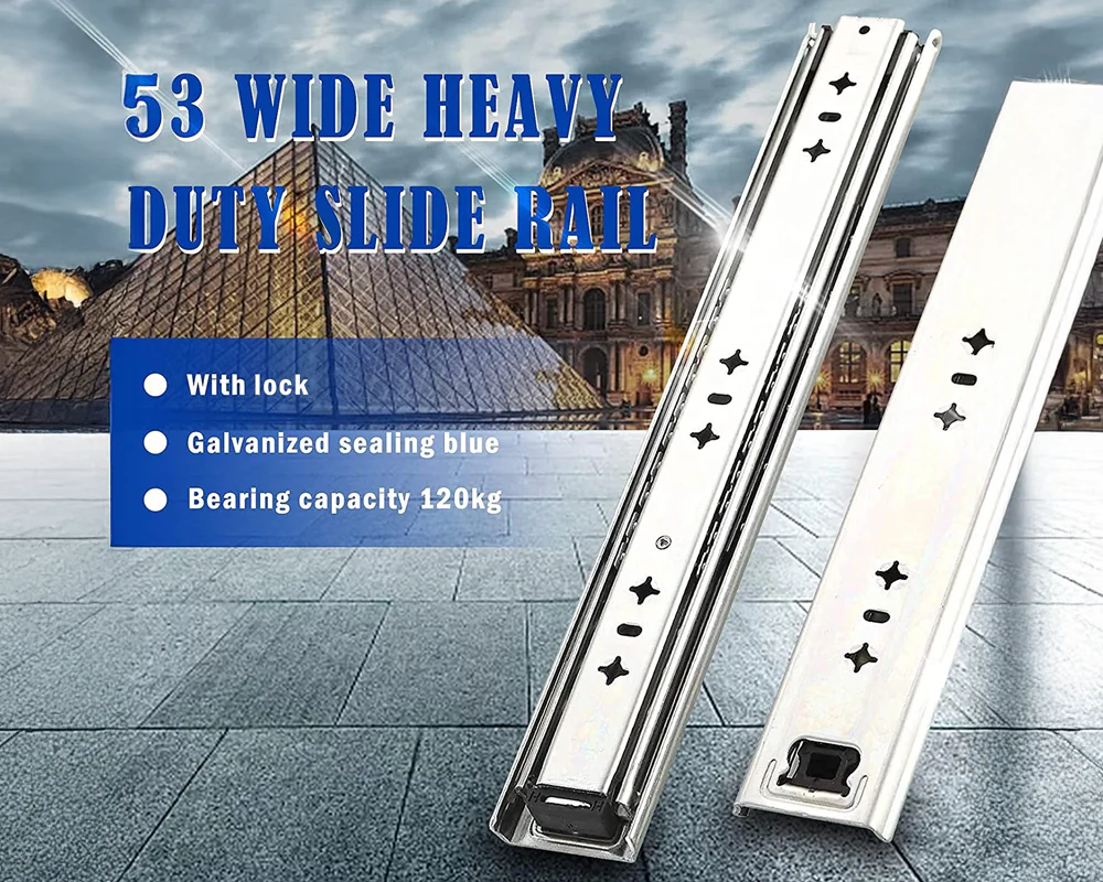 1000mm Drawer Slides Runner - Image 3