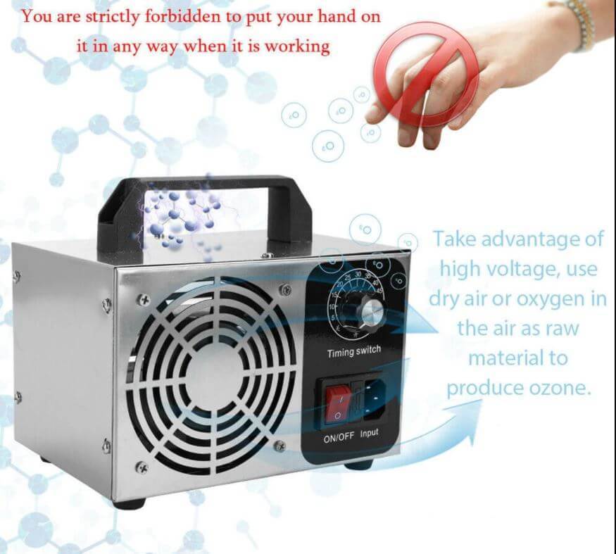 10G Ozone Generator Machine Air Filter Purifier Fan - Image 4