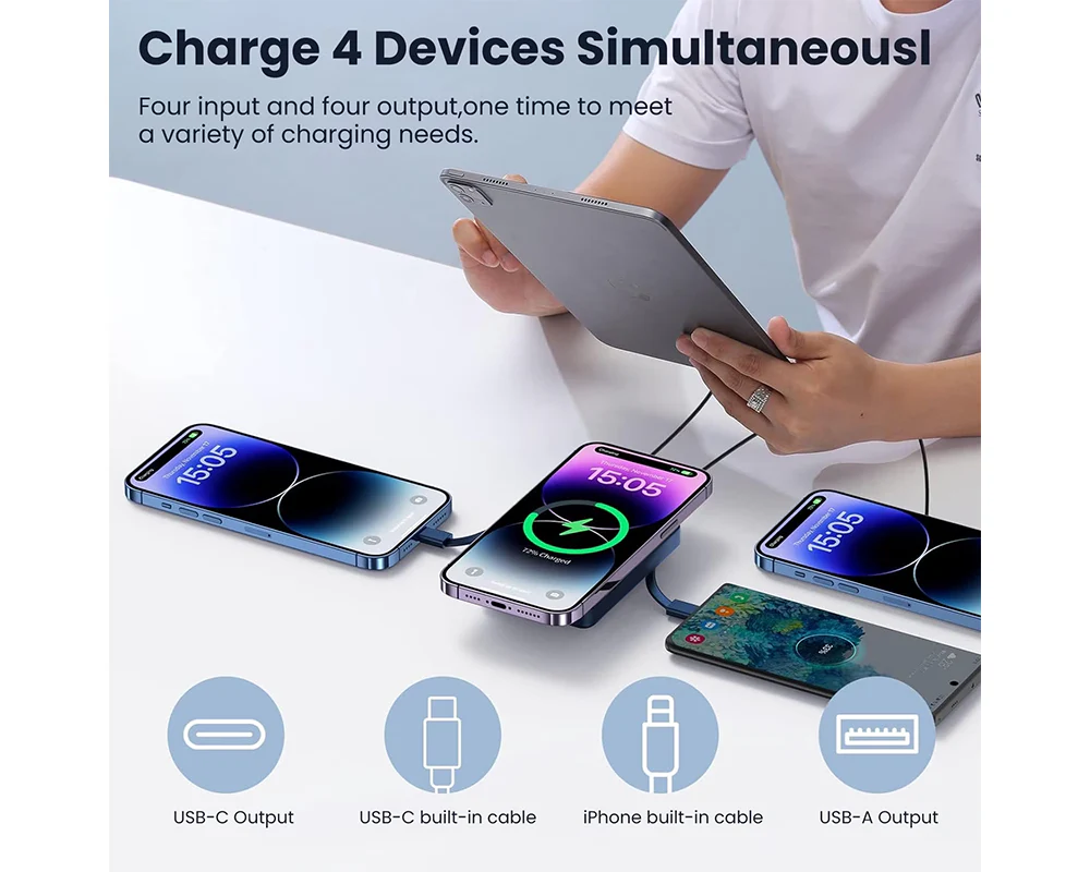 10000mah Wireless Charging Power Bank - Image 5