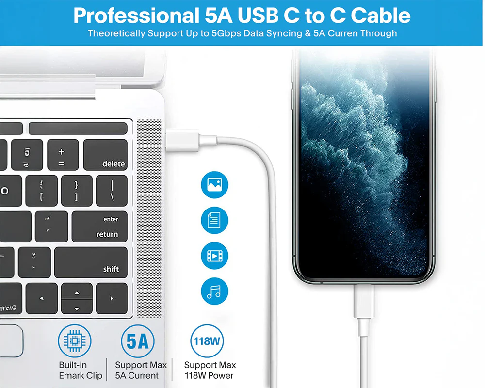 MacBook Pro Charger 118W USB C Replacement - Image 8