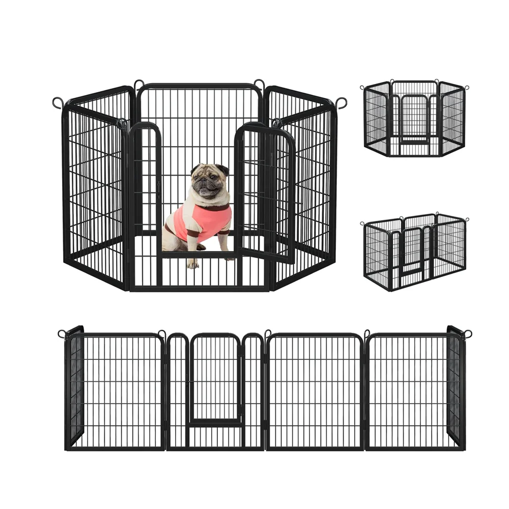 12 Panel Heavy Duty Pet Playpen with Door