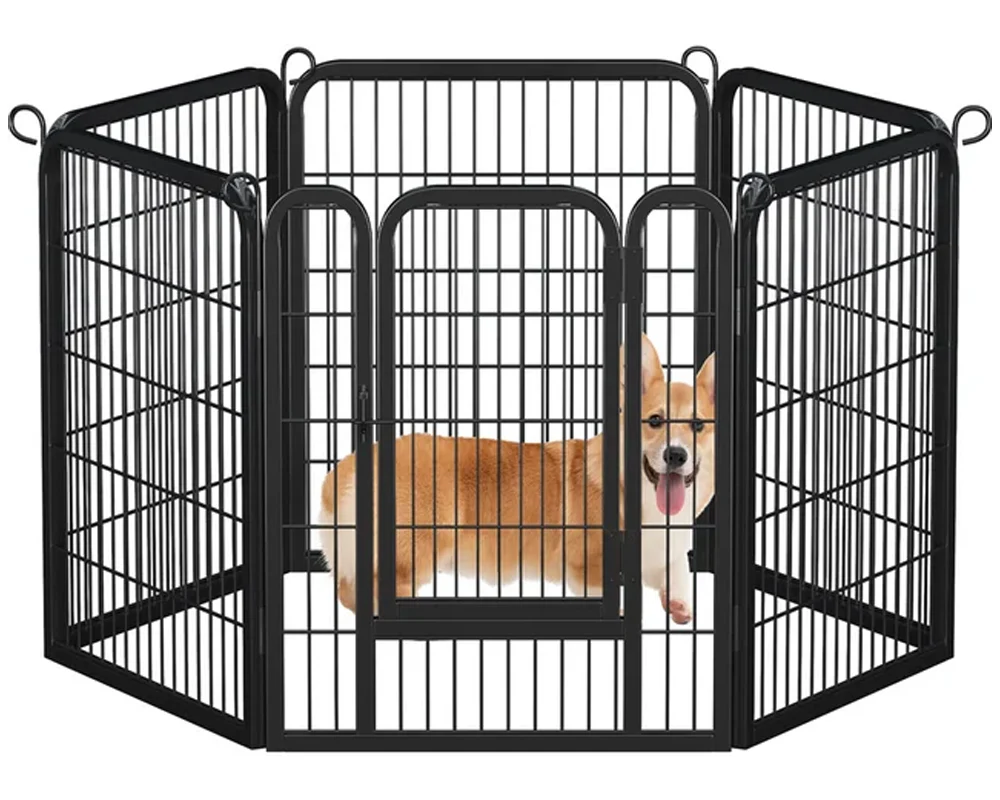 12 Panel Heavy Duty Pet Playpen with Door - Image 3