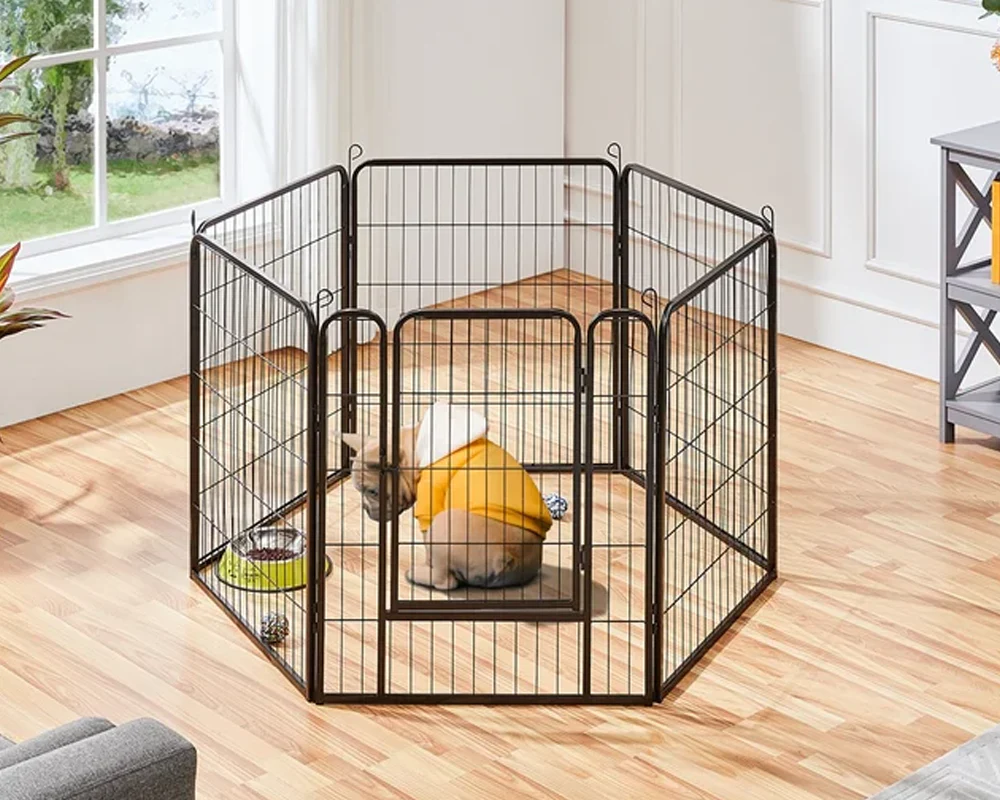 12 Panel Heavy Duty Pet Playpen with Door - Image 4