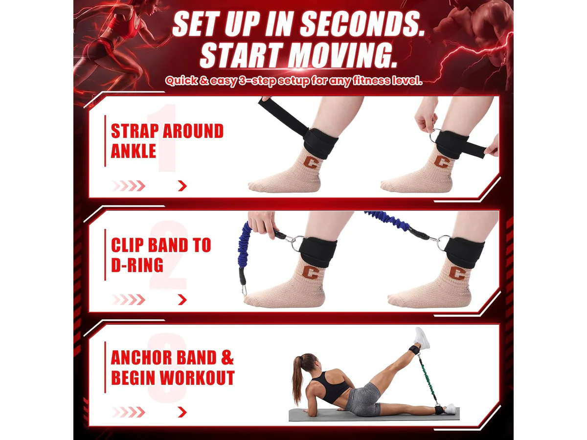 Ankle Resistance Bands - Image 5