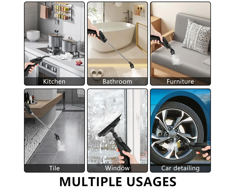 Handheld 2500W Steam Cleaner High Temperature Pressurized - Image 5