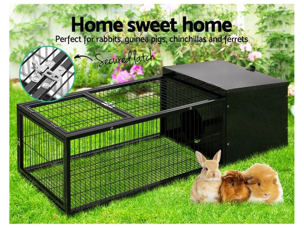 Rabbit Cage Rabbit Hutch Metal Pet Playpen - Image 4