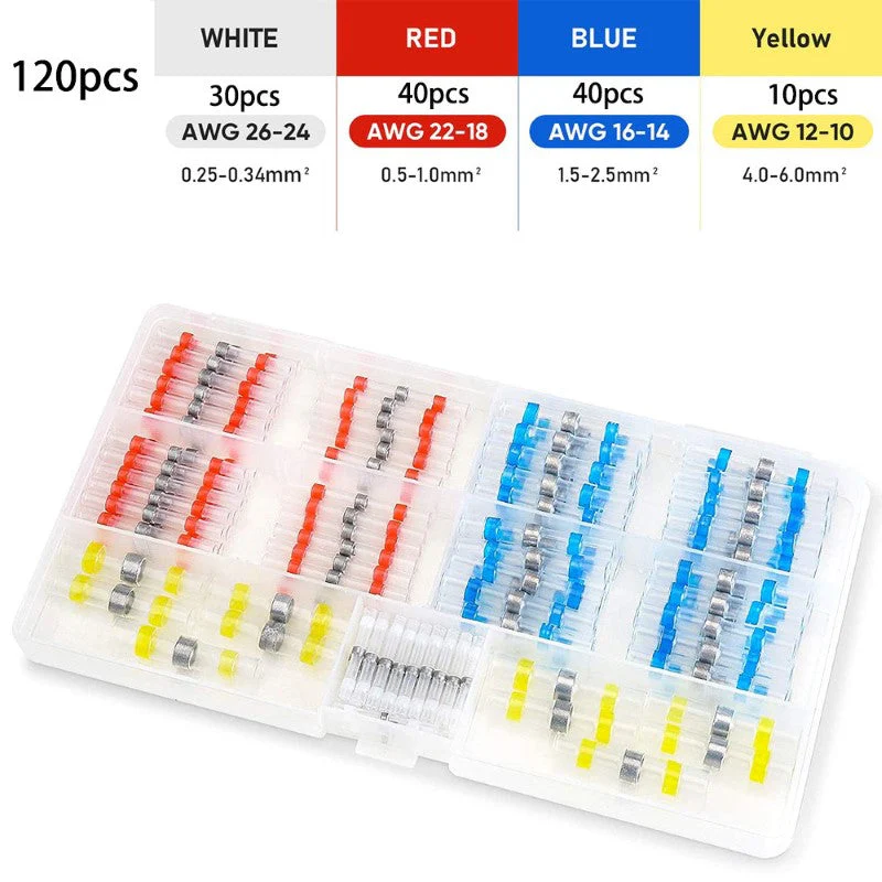 120PCS Solder Seal Wire Connectors - Image 4