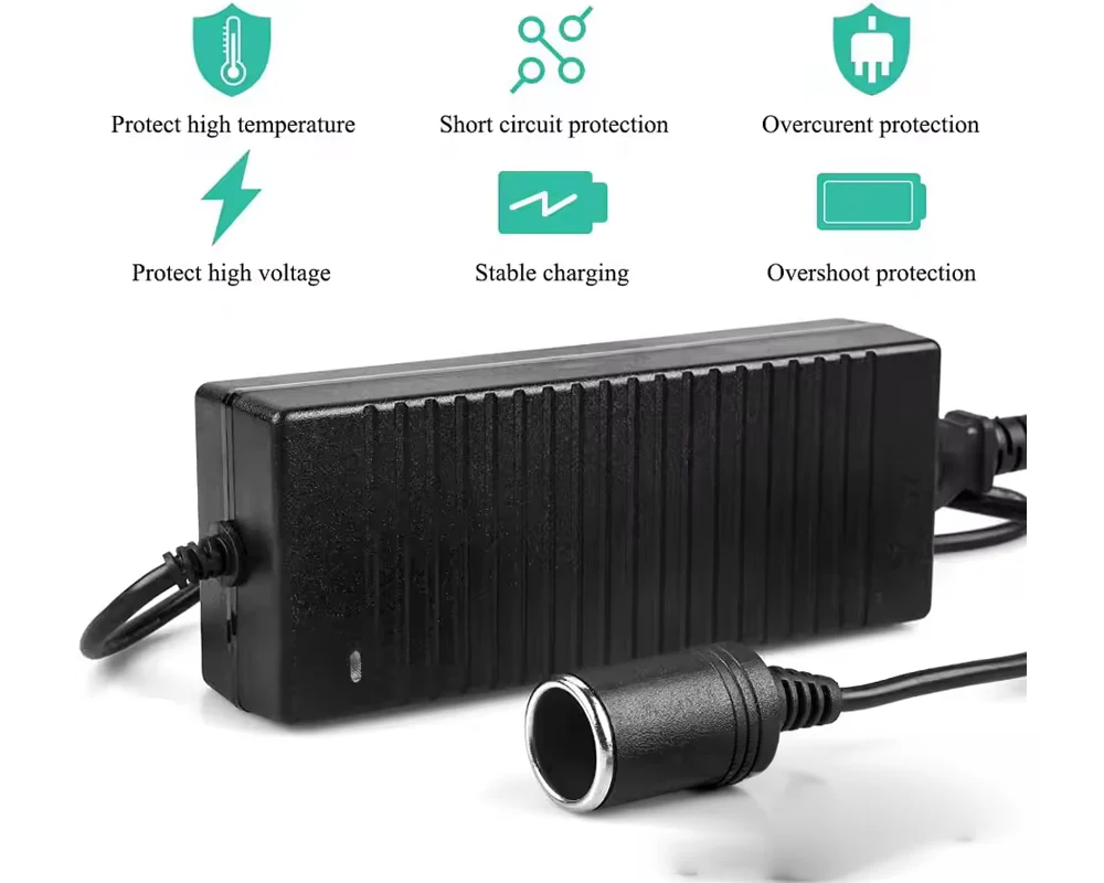 120W AC to DC Power Adapter Converter 230V-12V Car Cigarette Socket Charger - Image 6