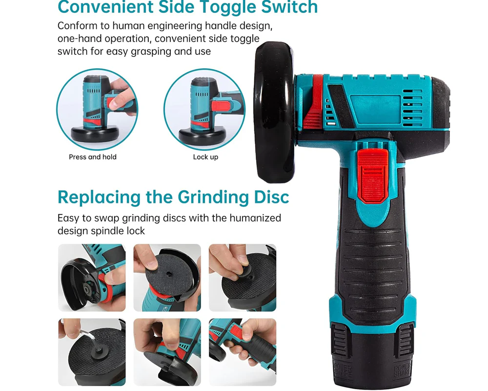 Cordless Electric Grinder Cut-Off Grinder - Image 3