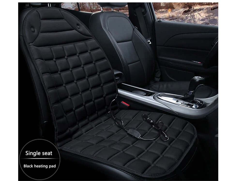 12V Heated Car Seat Cushion Cover Seat Heater Warmer Winter - Image 2