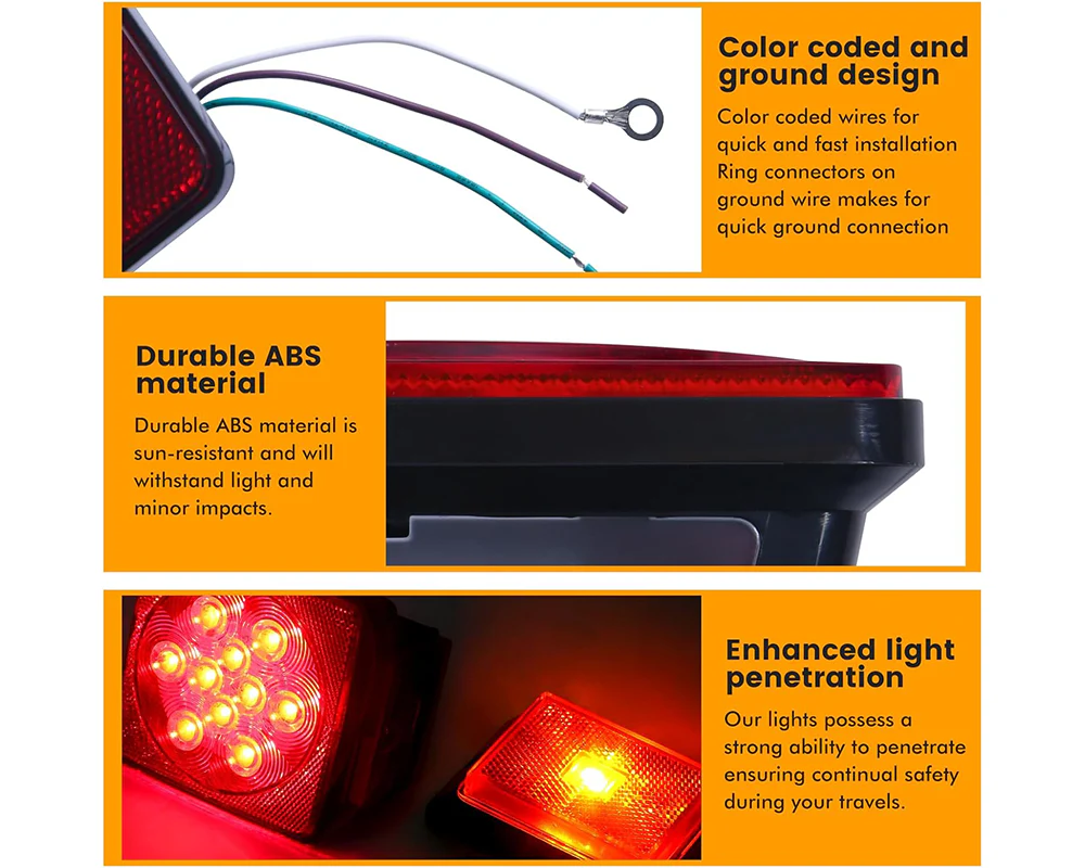 LED Trailer Tail Lights - Image 7