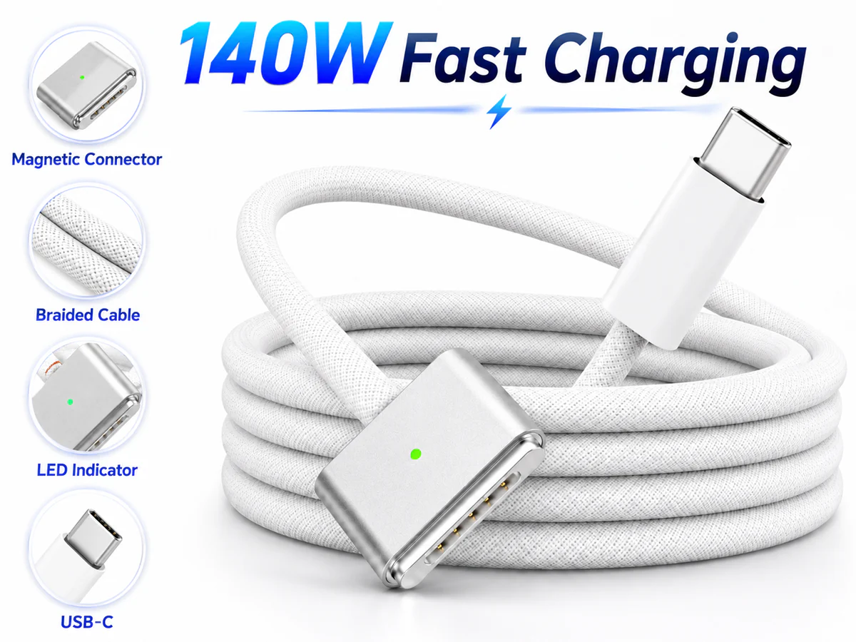 Replacement USB C to Magsafe 3 Charging Cable 2M - Image 2