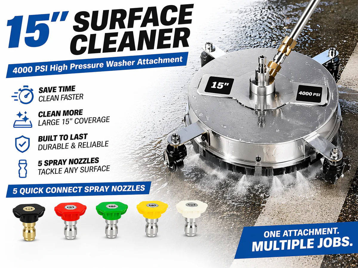 15" Pressure Washer Surface Cleaner - Image 2