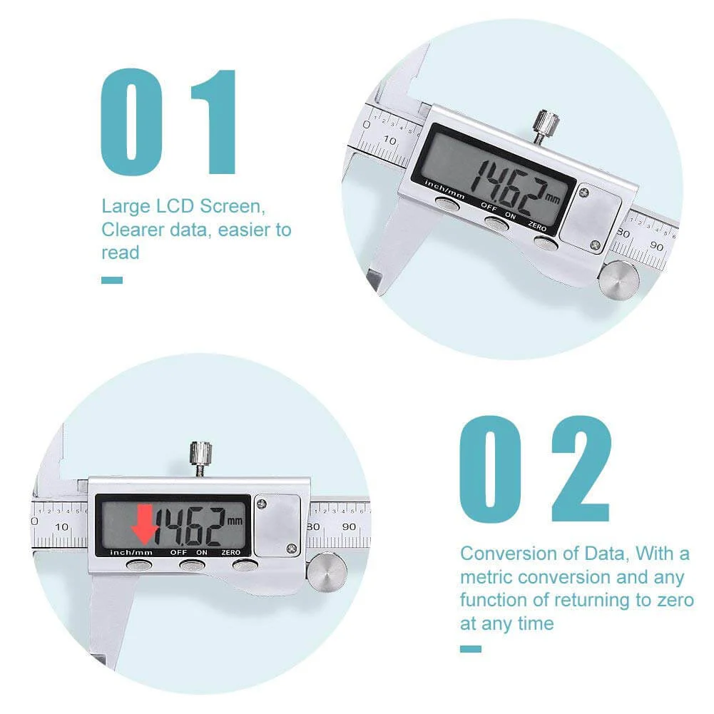 Electronic LCD Digital Vernier Caliper - Image 3