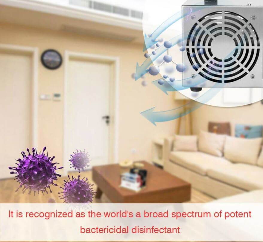 15G Ozone Generator Machine Air Filter Purifier Fan - Image 5