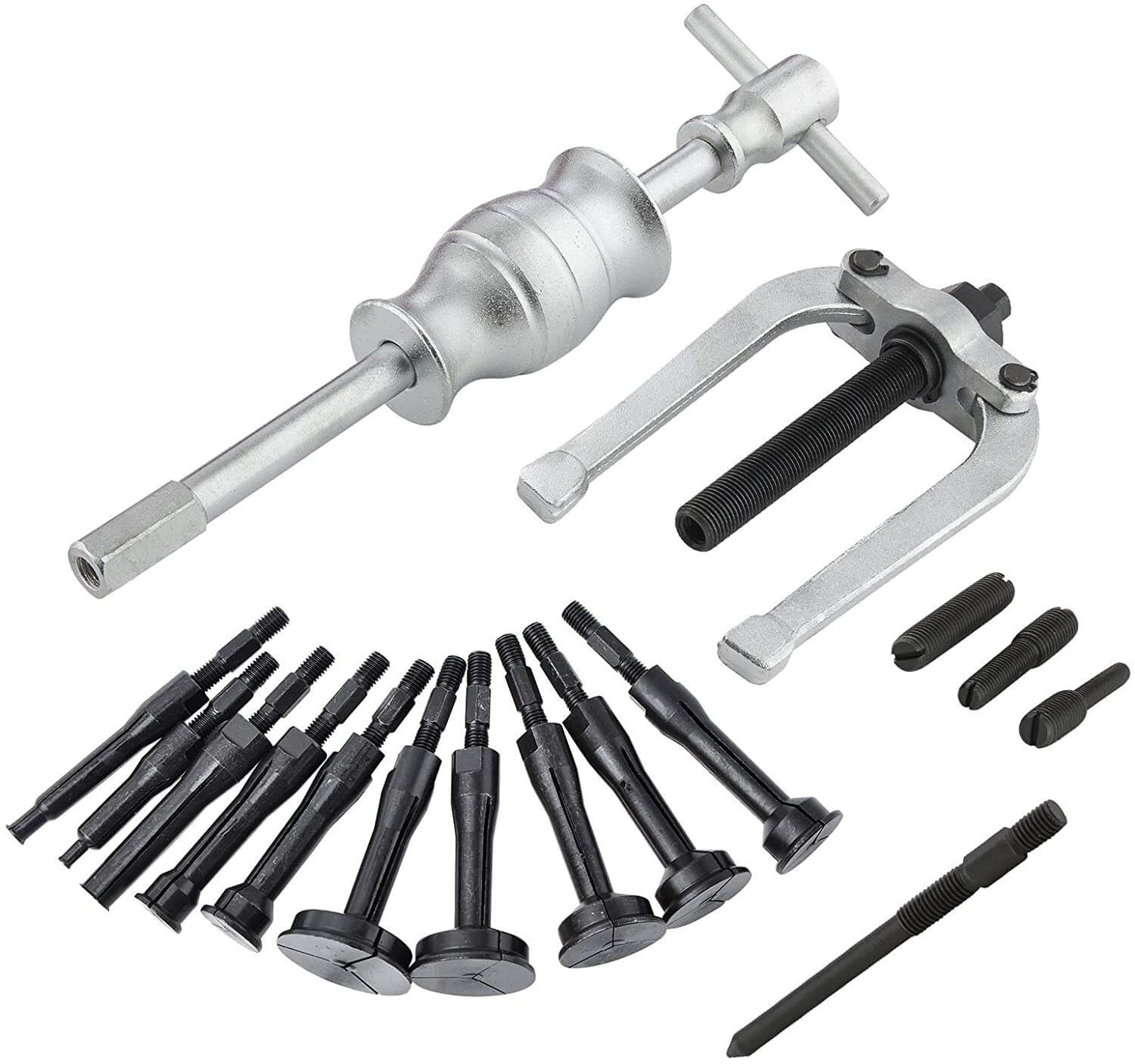 16Pcs Bearing Extractor Blind Hole Inner Internal Bushes Puller Set - Image 5