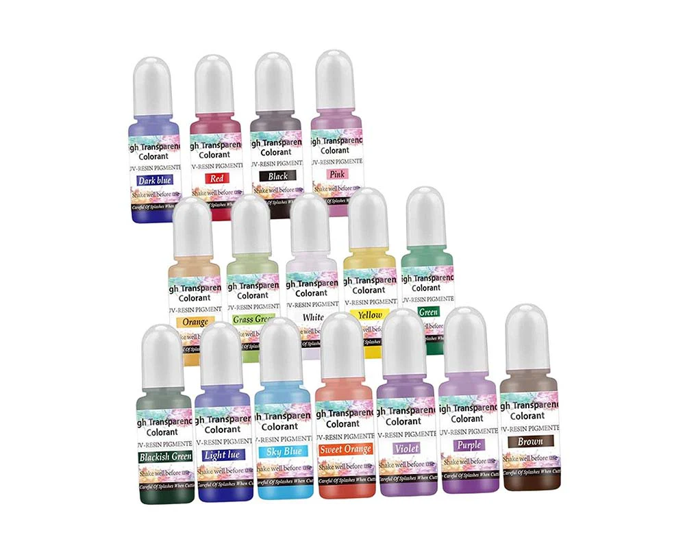 16 Color Epoxy Resin Pigment Liquid Acrylic Ink Set for Resin Art and DIY Crafts - Image 5