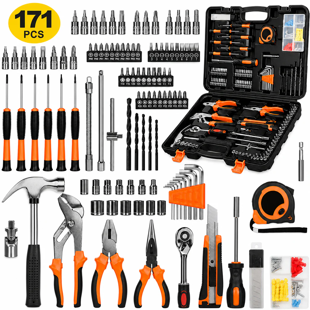 171 PCS Socket Wrench Auto Repair Tool