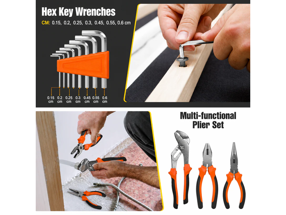 171 PCS Socket Wrench Auto Repair Tool - Image 4