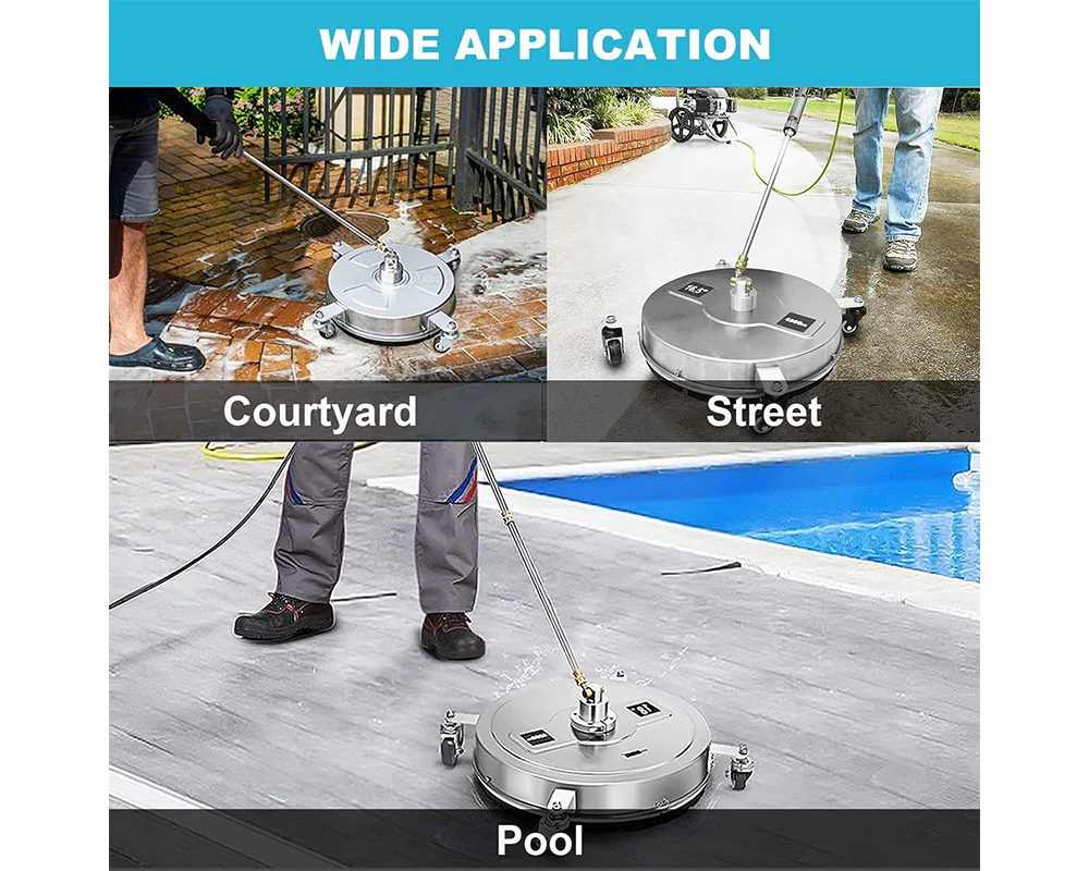 18" Pressure Washer Surface Cleaner with accessories - Image 3