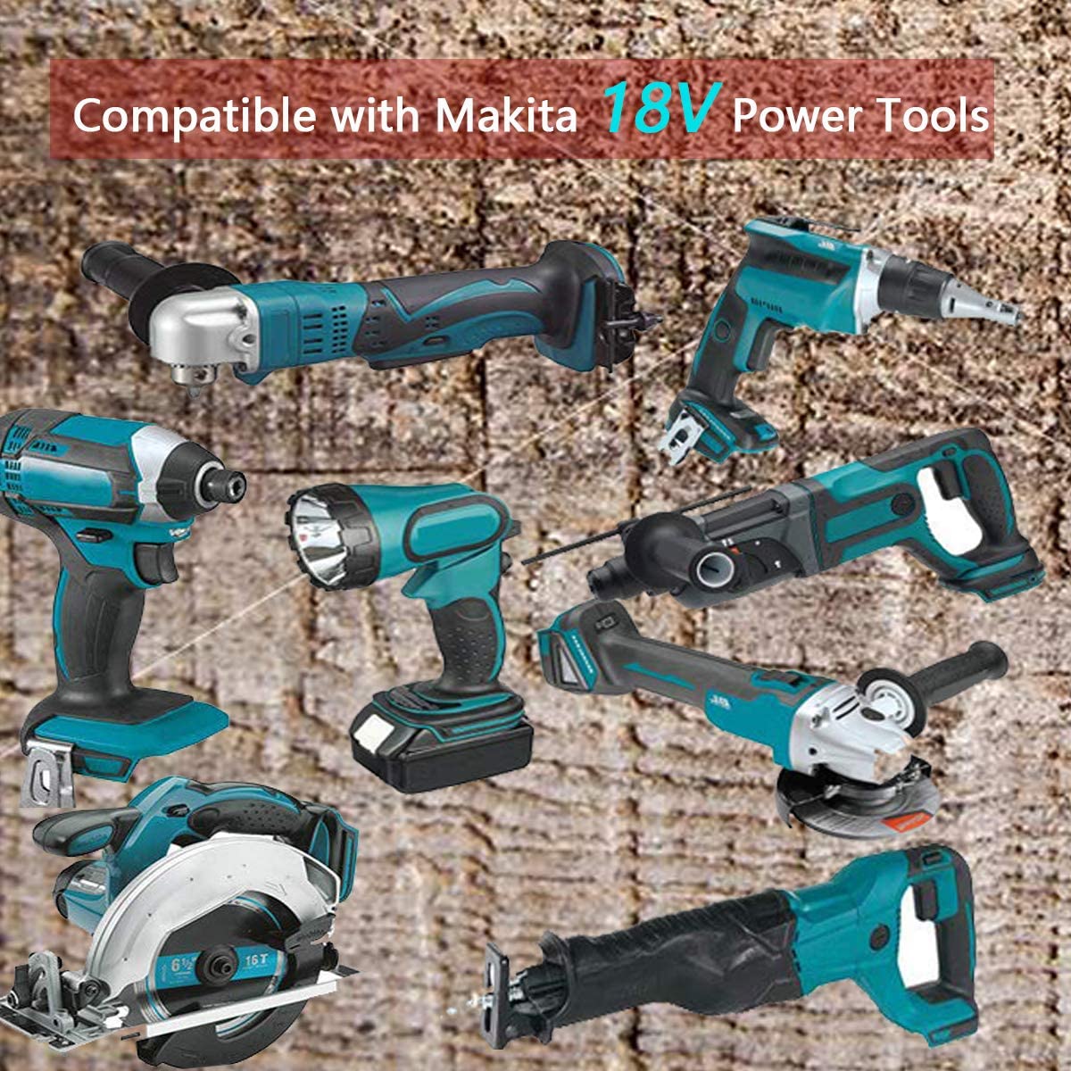 2X Replacement Makita 18V Battery 6AH Makita Battery - Image 3