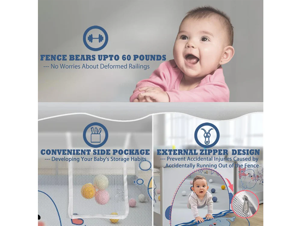 Baby Kids Playpen Play Fence for Kids - Image 4
