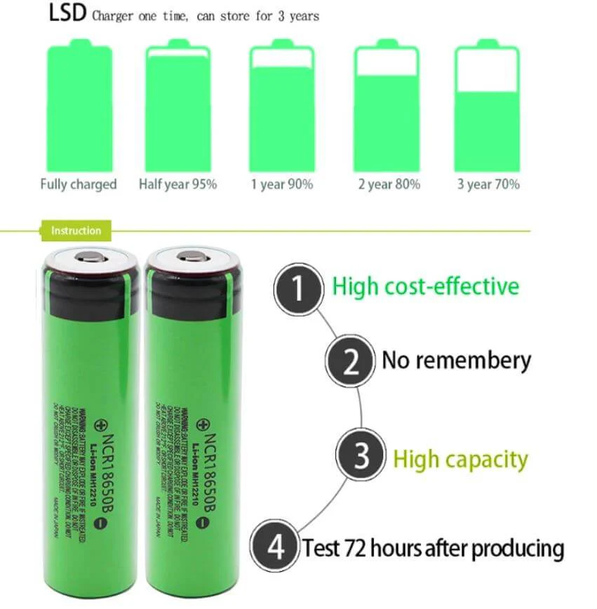 18650 Rechargeable Battery 4pcs - Image 7