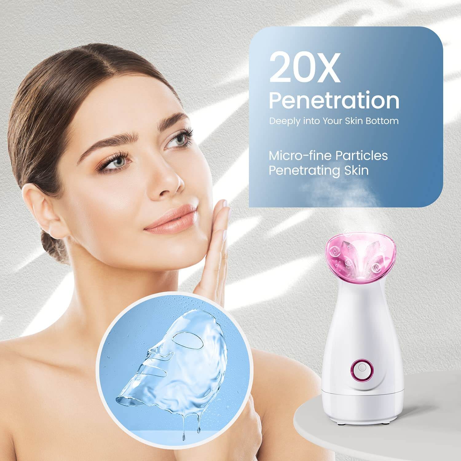 Facial Face Thermal Spa Steamer Pores Steam Sparyer Skin Sauna Machine - Image 6