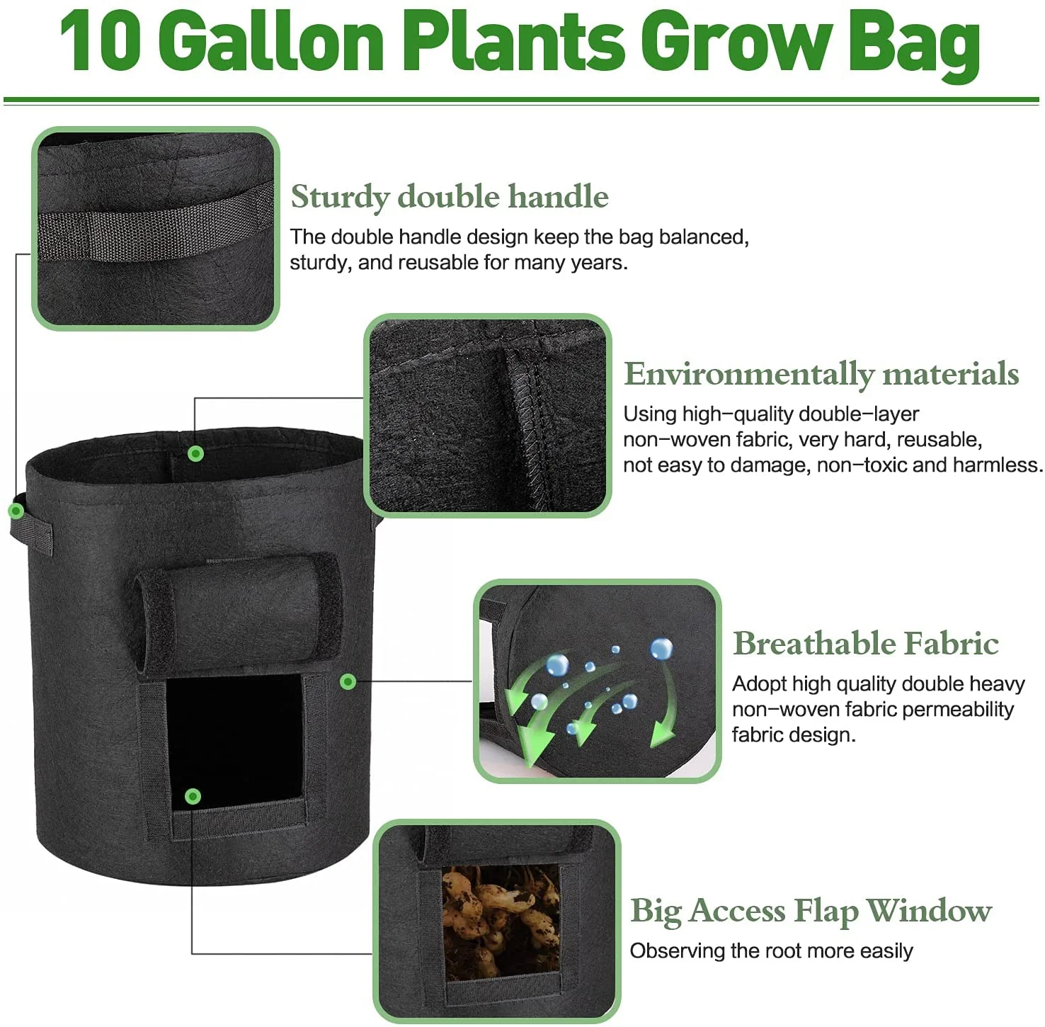 Plant Grow Bags - Image 3