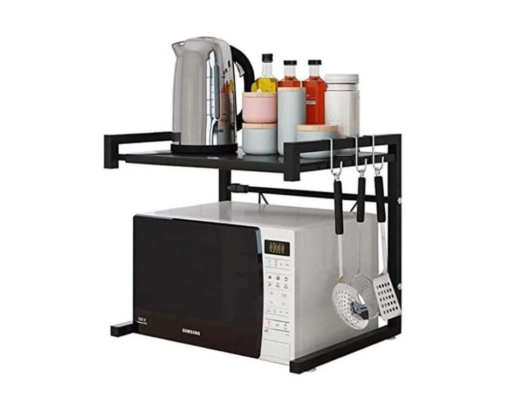 Microwave Oven Rack Stand Storage Cabinet Organizer - Image 7
