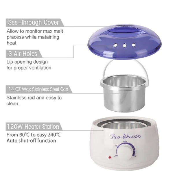 Wax Machine Wax Warmer Kit Hair Remover with Wax Beans - Image 4