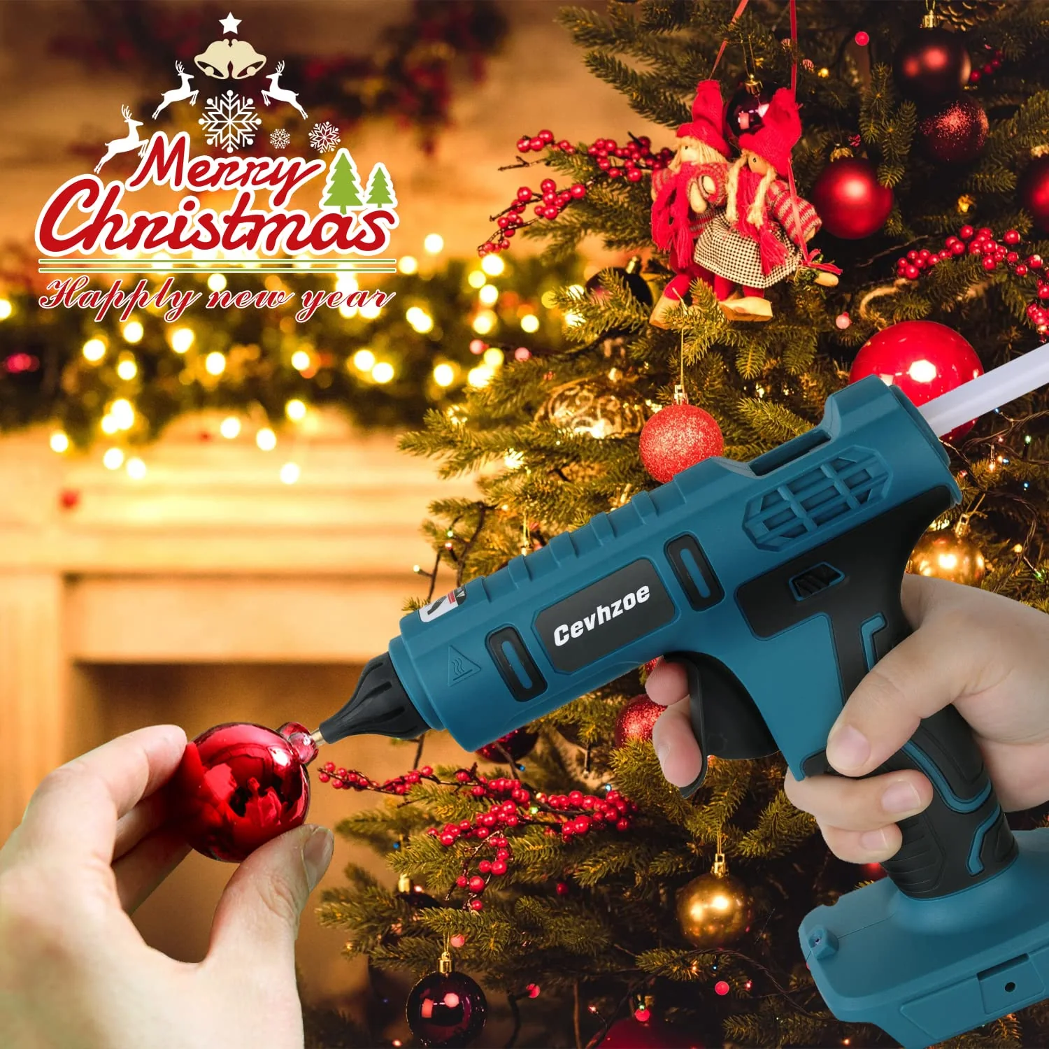 Cordless Hot Glue Gun Compatible with Makita 18V Battery - Image 8
