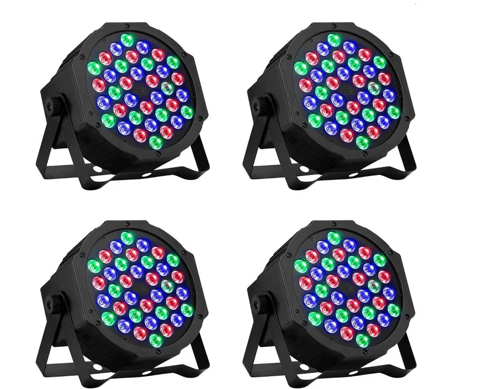 Professional 54 LEDs PAR Light LED Strobe Stage PAR Light 4PCS - Image 2