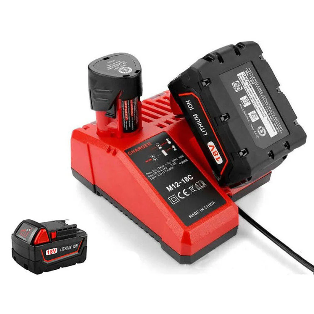 Milwaukee M18 Battery Charger + battery - Image 2