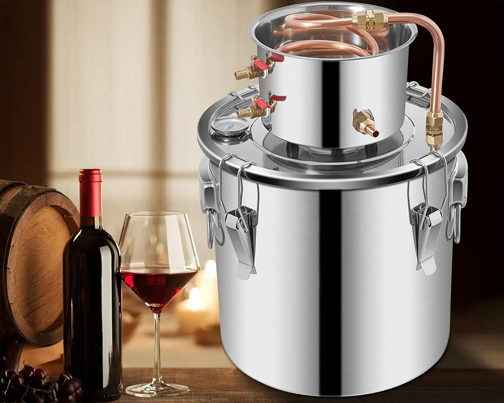 Water Distiller 50L – Stainless Steel Home Distillation System with Copper Coil Condenser - Image 9