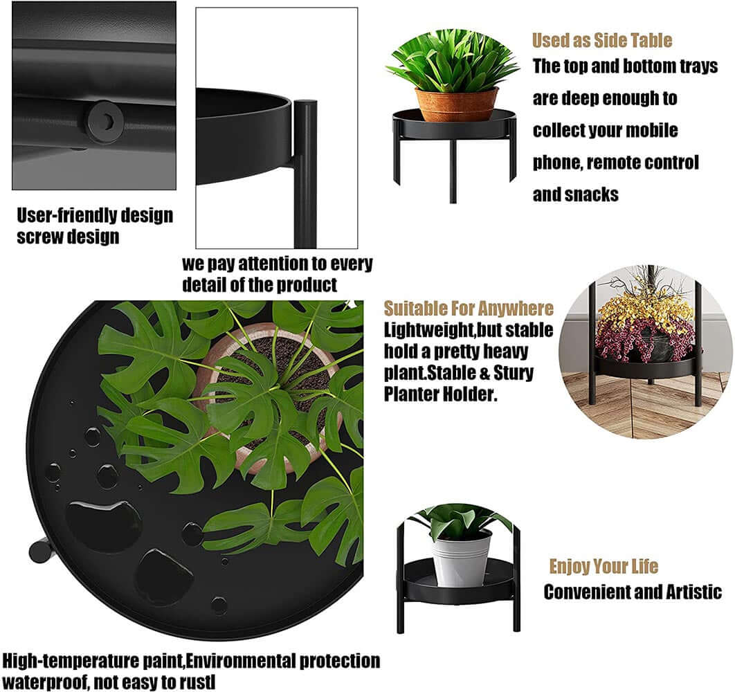 2 Tier Flower Pot Stand - Image 6