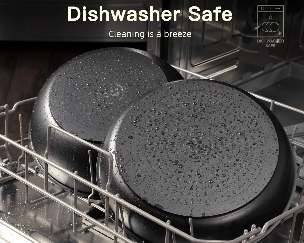 Ceramic Cookware Set Non Toxic with Detachable Handles 20 Pcs - Image 3