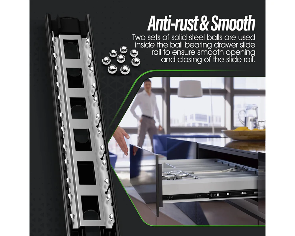 Drawer Slides Runner 22 Inch - Image 5