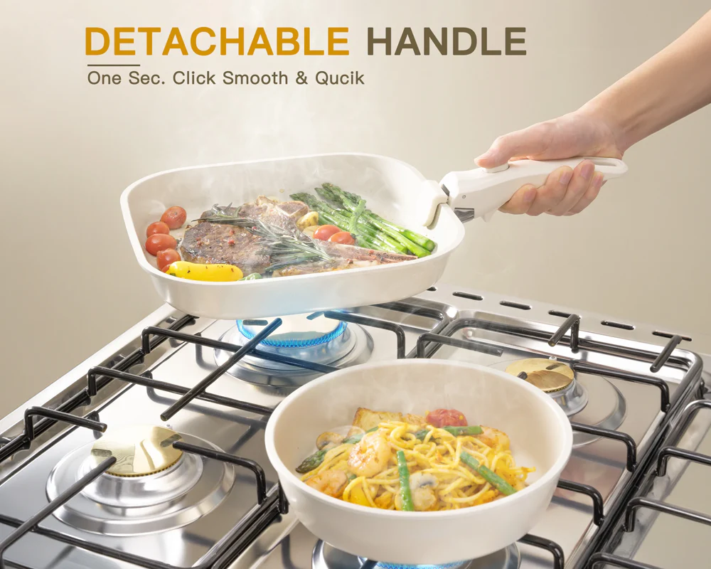 Cookware Sets Frying Cast Iron Pans Cast - Image 6