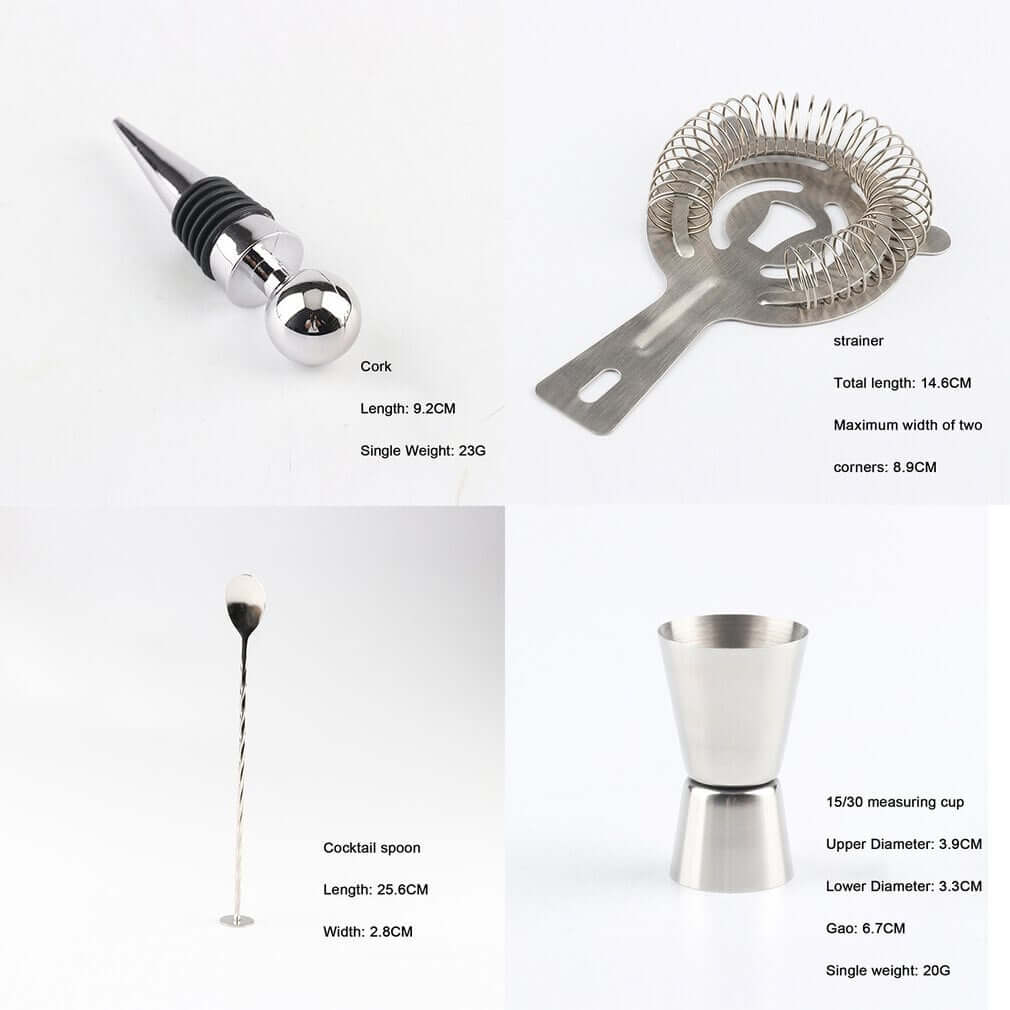 Cocktail Shaker Set New 23Pcs 750Ml - Image 3