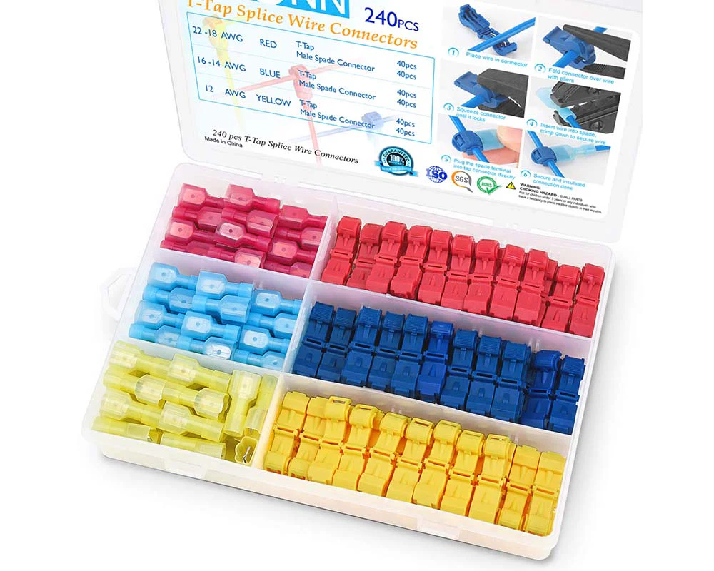 240Pc Waterproof Auto Car Electrical Wire Connector Terminal Plug Set - Image 8