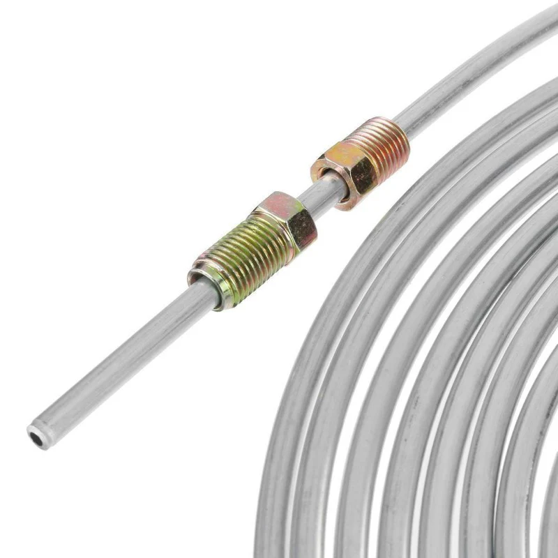 25Ft 3/16 OD Metal Brake Line Tubing Set with 16 Assorted Fittings - Image 4