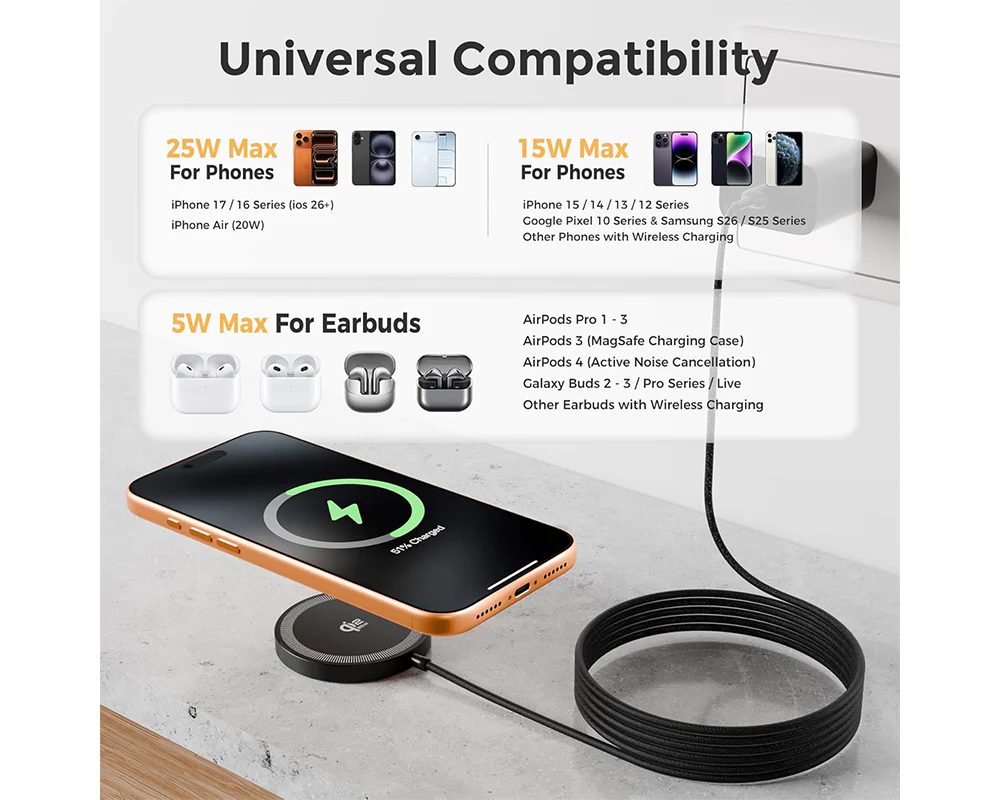 25W Magnetic Wireless Charger - Image 2