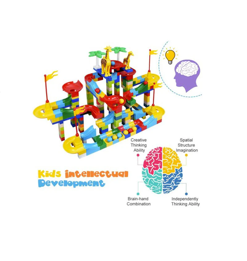 Marble Run Construction Track Set 265 PCS - Image 4