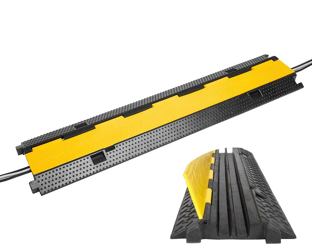 2 Channel Floor Cable Protector Solid Ramp - Image 2