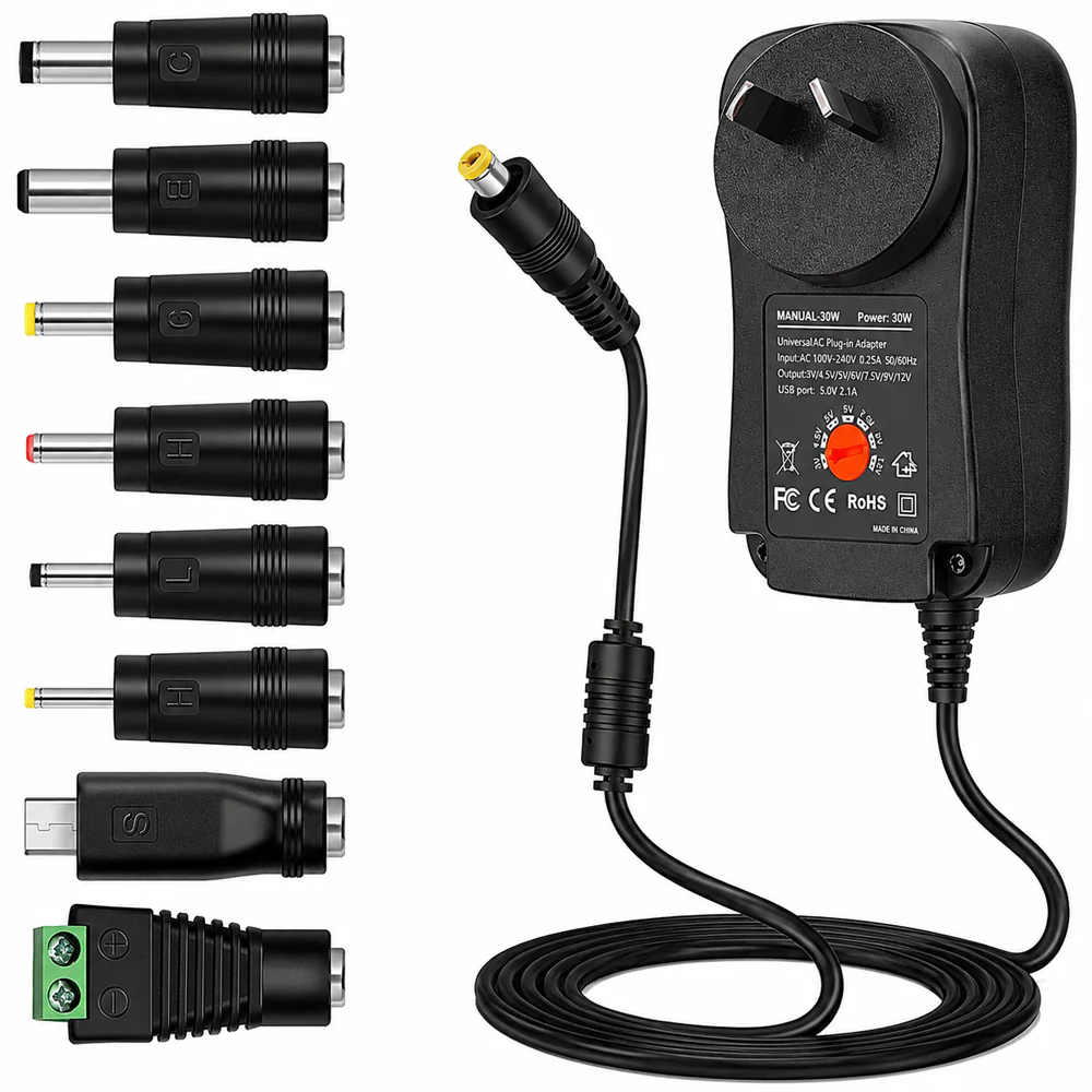 30W Adjustable Universal Power Adapter