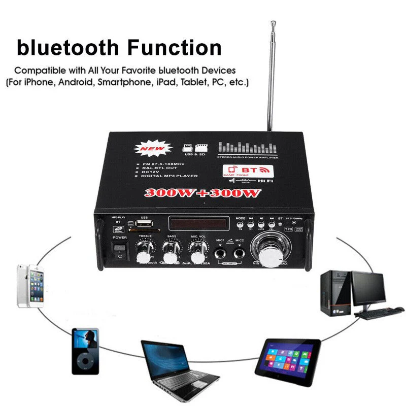 Mini Bluetooth Audio Amplifier Receiver - Image 10