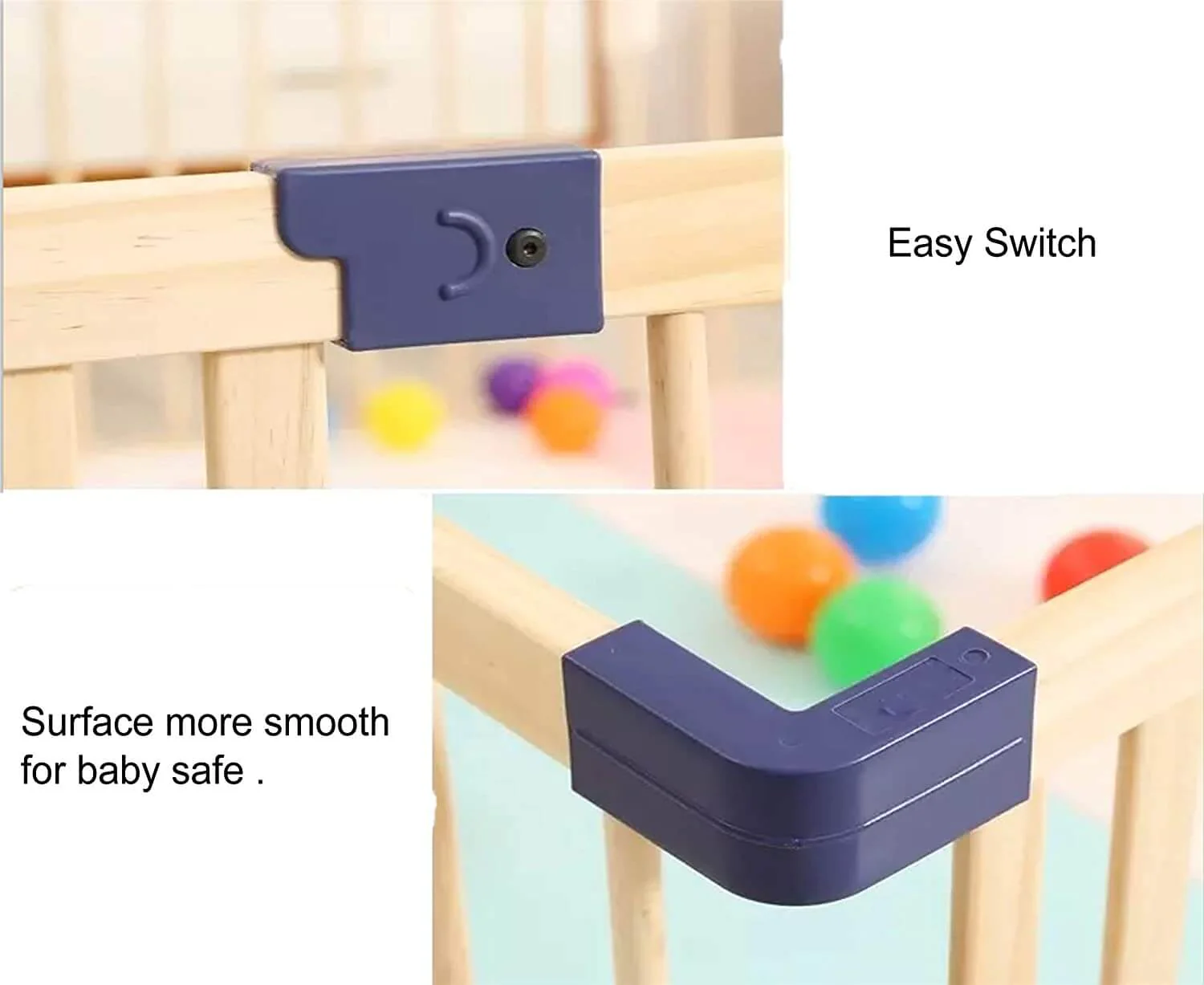 Baby Playpen Kids Play Fence with Door Playpen 8 Panel - Image 5